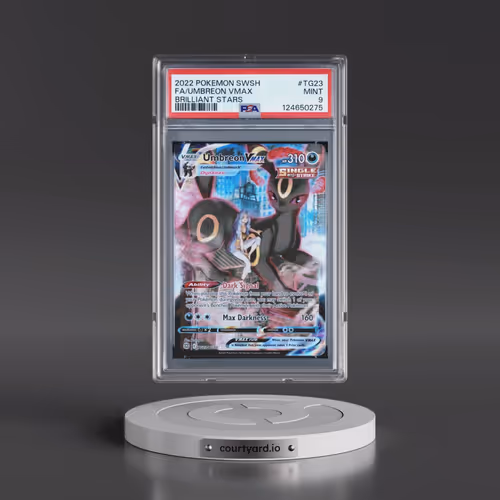 2022 Pokémon Sword & Shield Brilliant Stars #TG23 Umbreon Vmax - Full Art (PSA 9 MINT)