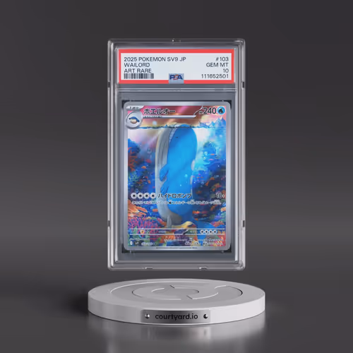 2025 Pokémon SV9-Battle Partners #103 Wailord - Art Rare (PSA 10 GEM MINT)