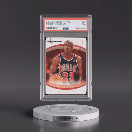 2007 Fleer Hot Prospects #23 Michael Jordan (PSA 7 NM)