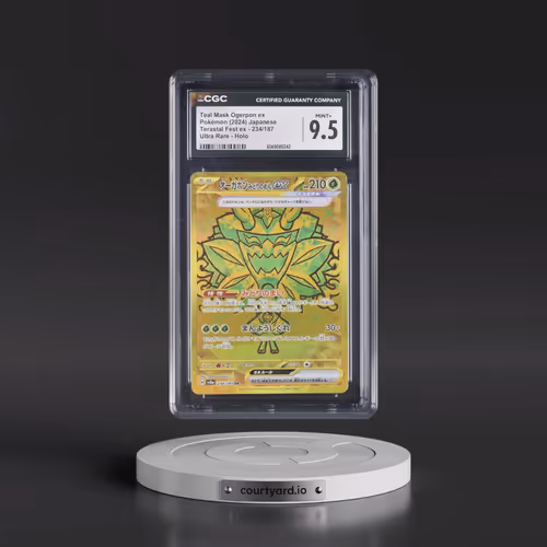 2024 High Class Pack: Terastal Fest ex - sv8a #234/187 Teal Mask Ogerpon ex - Ultra Rare Holo (CGC 9