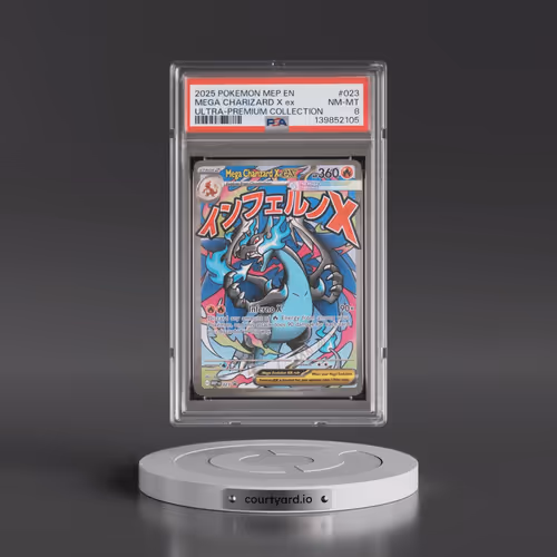 2025 Pokémon Mep EN-Me Black Star Promo #023 Mega Charizard X EX - Holo Mega Charizard X EX Ultra-Pr