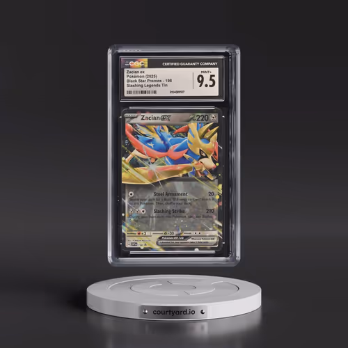 2023 Black Star Promos - Scarlet & Violet SVP EN #198 Zacian ex - Slashing Legends Tin (Holo) (CGC 9