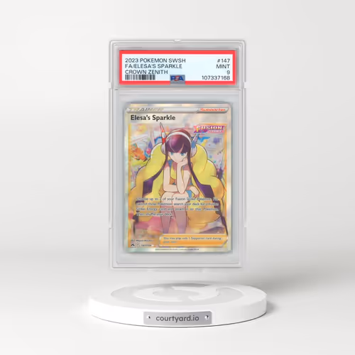 2023 Pokémon Sword and Shield Crown Zenith #147 Elesa's Sparkle - Full Art (PSA 9 MINT)