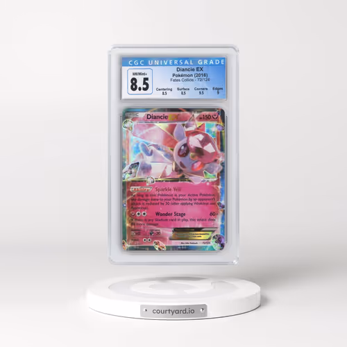 2016 Fates Collide #72/124 Diancie EX - Holo (CGC 8.5 NM-MT+)