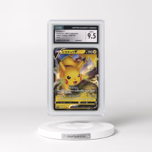 2021 VMAX Climax #045/184 Pikachu V - Holo (CGC 9.5 MINT+)
