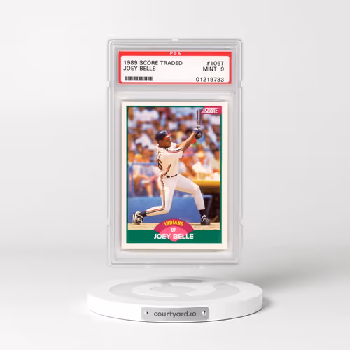 1989 Score Traded #106T Joey Belle (PSA 9 MINT)