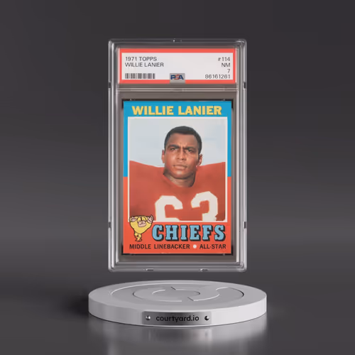 1971 Topps #114 Willie Lanier (PSA 7 NM)