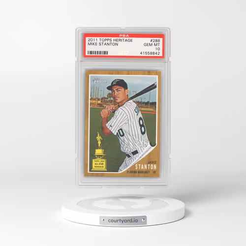 2011 Topps Heritage #288 Mike Stanton (PSA 10 GEM MINT)