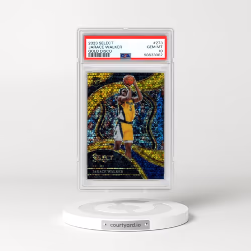 2023 Panini Select #273 Jarace Walker - Gold Disco (PSA 10 GEM MINT)