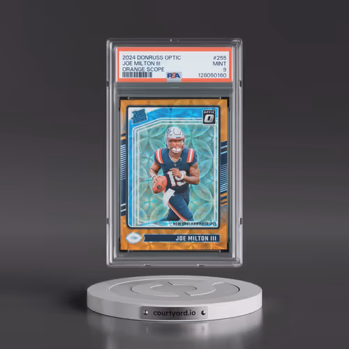 2024 Panini Donruss Optic #255 Joe Milton III - Orange Scope (PSA 9 MINT)