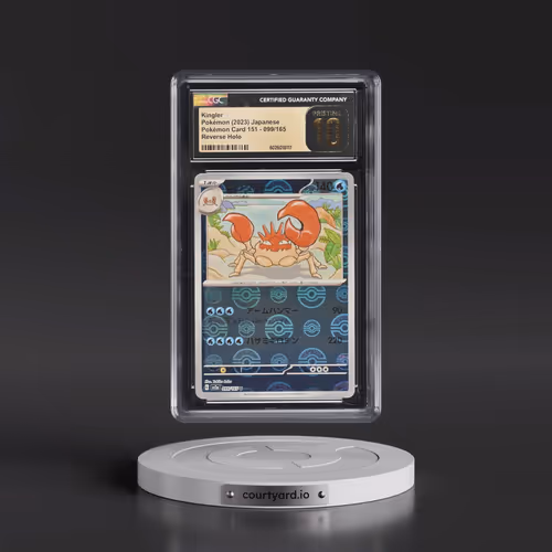 2023 Pokémon Card 151 #099/165 Kingler - Reverse Holo Poké Ball (CGC 10 PRISTINE)