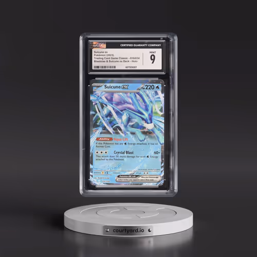 2023 Pokémon Clb-Trading Card Game Classic Blastoise & Suicune EX Deck #010 Suicune EX - Holo (CGC 9