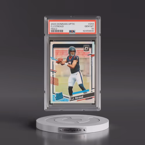 2023 Panini Donruss Optic #244 CJ Stroud - Holo (PSA 10 GEM MINT)