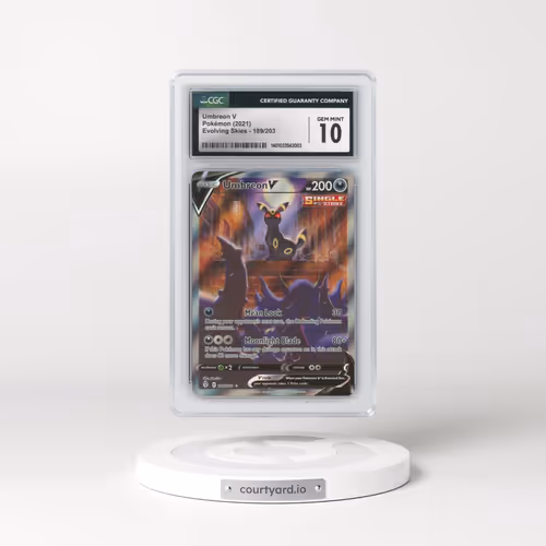 2021 Evolving Skies #189/203 Umbreon V - Holo (CGC 10 GEM MINT)