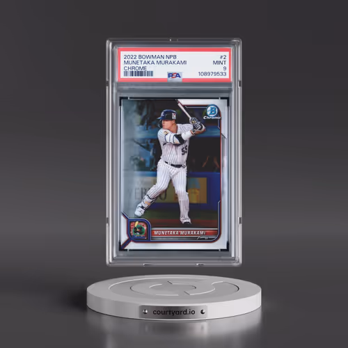 2022 Bowman Npb #2 Munetaka Murakami - Chrome (PSA 9 MINT)