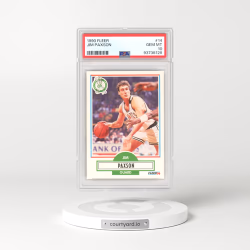 1990 Fleer #14 Jim Paxson (PSA 10 GEM MINT)