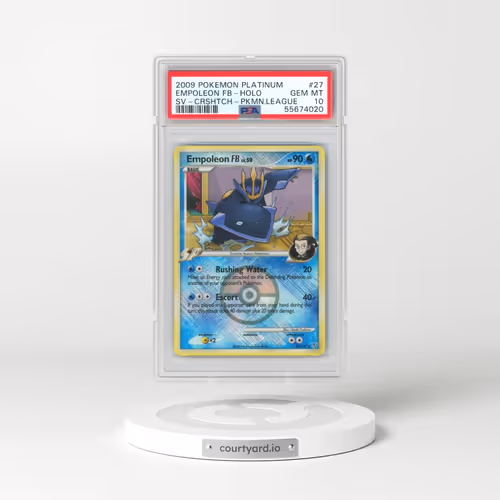2009 Pokémon Platinum Supreme Victors #27 Empoleon FB - Holo Crosshatch-2010 Pokemon League (PSA 10