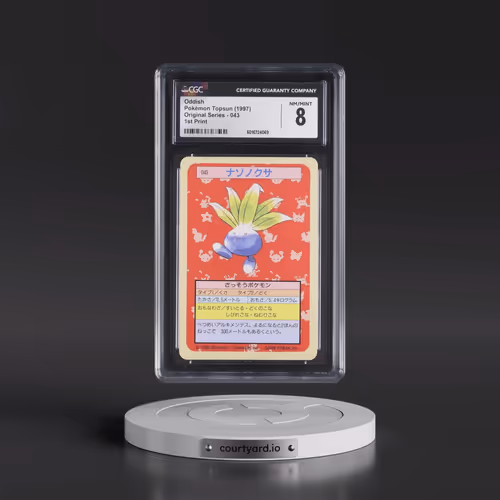 1997 (Only One Pokémon) Original Series #043 Oddish - (Blue Back) 1st Print (CGC 8 NM-MT)