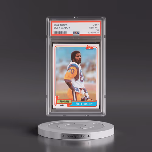 1981 Topps #162 Billy Waddy (PSA 10 GEM MINT)