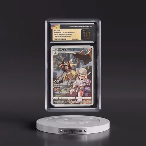 2022 Pokémon Sword & Shield Battle Region #071 Kleavor - Full Art (CGC 10 PRISTINE)