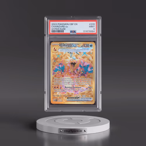 2023 Pokémon Obf EN-Obsidian Flames #228 Charizard EX - Holo Hyper Rare (PSA 9 MINT)