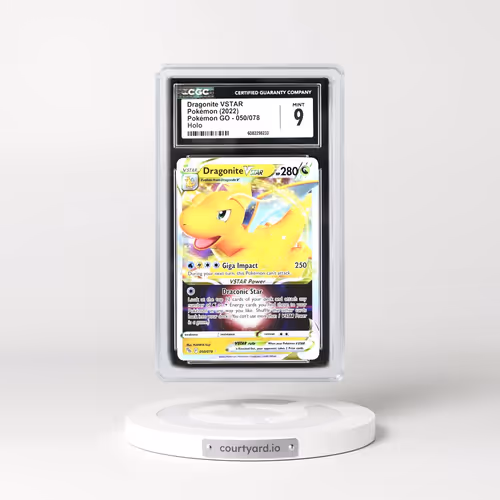2022 Pokémon GO #050/078 Dragonite VSTAR - Holo (CGC 9 MINT)