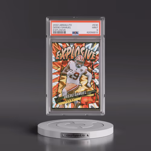 2022 Panini Absolute Explosive #E30 Deebo Samuel (PSA 9 MINT)