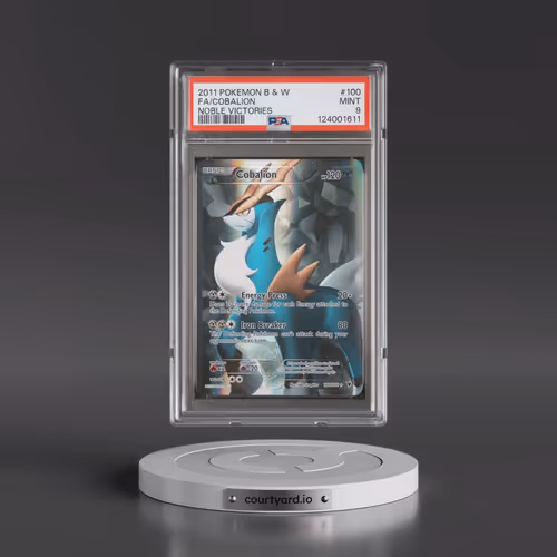 2011 Pokémon Black & White Noble Victories #100 Cobalion - Full Art (PSA 9 MINT)