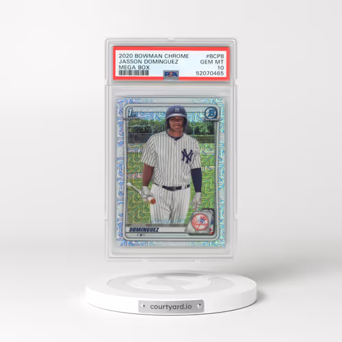 2020 Bowman Chrome Mega Box #BCP8 Jasson Dominguez (PSA 10 GEM MINT)