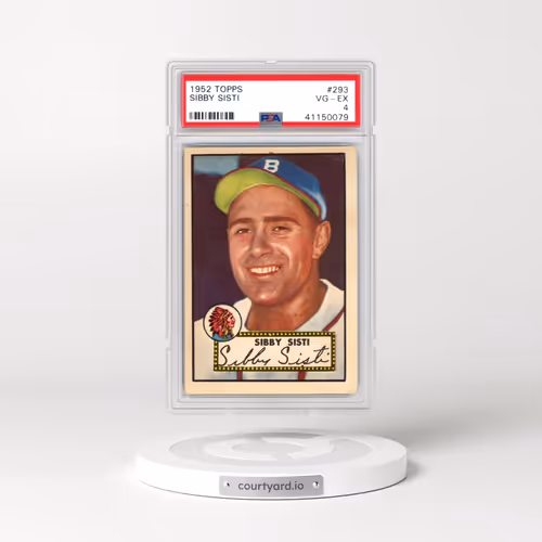 1952 Topps #293 Sibby Sisti (PSA 4 VG-EX)
