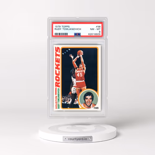 1978 Topps #58 Rudy Tomjanovich (PSA 8 NM-MT)