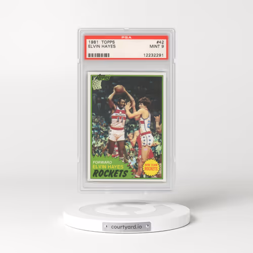 1981 Topps #42 Elvin Hayes (PSA 9 MINT)