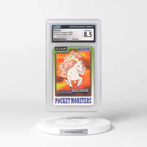 1997 (Pocket Monsters on Bottom) Part 3 #078 Rapidash (CGC 8.5 NM-MT+)