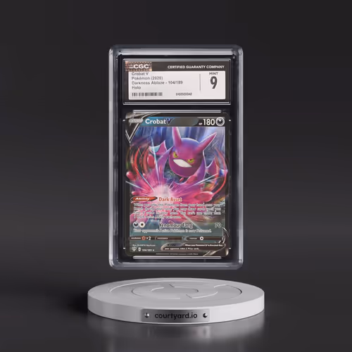 2020 Darkness Ablaze #104/189 Crobat V - Holo (CGC 9 MINT)