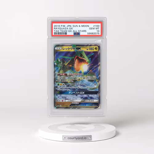 2019 Pokémon Sun & Moon Tag Team GX All Stars #100 Rayquaza GX - Holo (PSA 10 GEM MINT)
