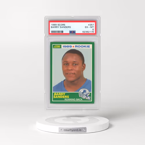 1989 Score #257 Barry Sanders (PSA 6 EX-MT)