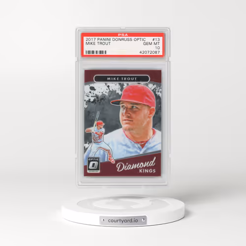 2017 Panini Donruss Optic #13 Mike Trout (PSA 10 GEM MINT)