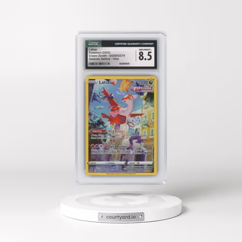 2022 Crown Zenith #GG20/GG70 Latias (CGC 8.5 NM-MT+)