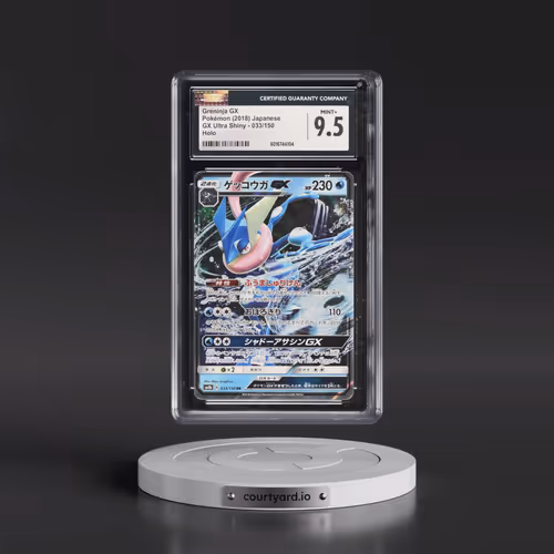2018 Pokémon Sun & Moon Ultra Shiny GX #033 Greninja GX - Holo (CGC 9.5 MINT+)