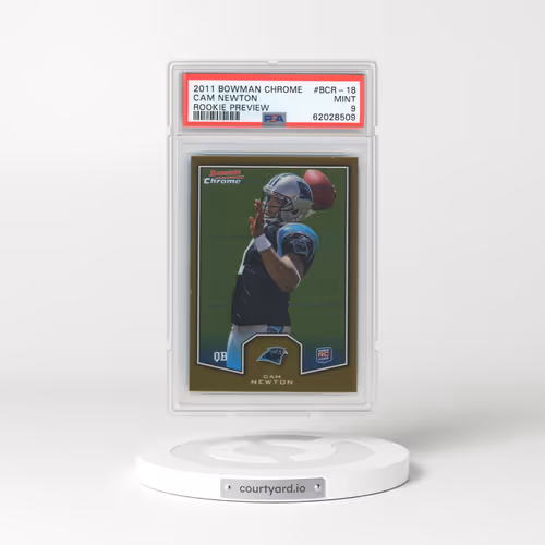 2011 Bowman Chrome Rookie Preview #BCR-18 Cam Newton (PSA 9 MINT)
