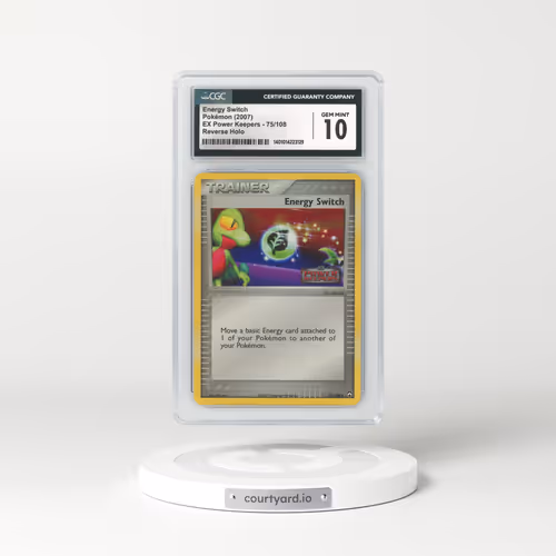 2007 EX Power Keepers #75 Energy Switch - Holo (CGC 10 GEM MINT)