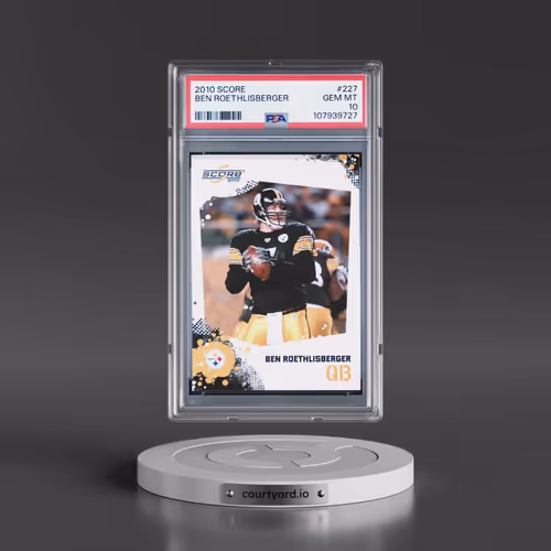 2010 Score #227 Ben Roethlisberger (PSA 10 GEM MINT)