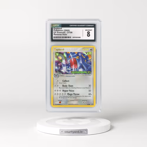 2005 EX Emerald #3 Exploud - Holo (CGC 8 NM-MT)