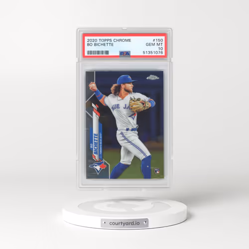 2020 Topps Chrome #150 Bo Bichette (PSA 10 GEM MINT)