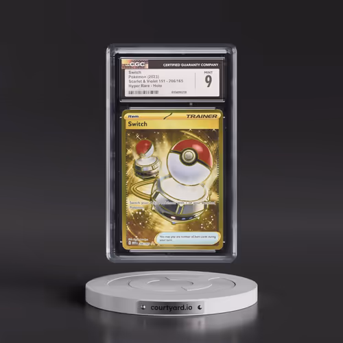 2023 Scarlet & Violet 151 - MEW EN #206/165 Switch - Hyper Rare Holo (CGC 9 MINT)
