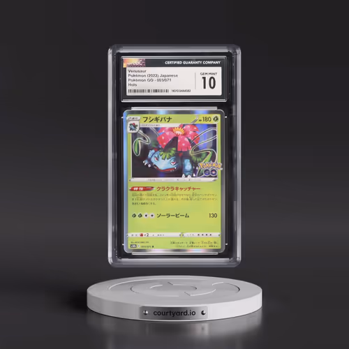 2022 Pokémon GO #003/071 Venusaur - Holo (CGC 10 GEM MINT)