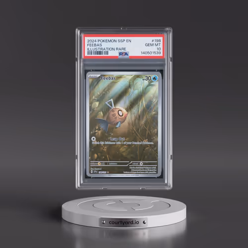2024 Pokémon Ssp EN-Surging Sparks #198 Feebas - Illustration Rare (PSA 10 GEM MINT)
