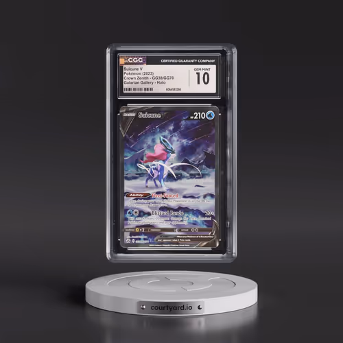 2023 Crown Zenith #GG38/GG70 Suicune V - Galarian Gallery Holo (CGC 10 GEM MINT)