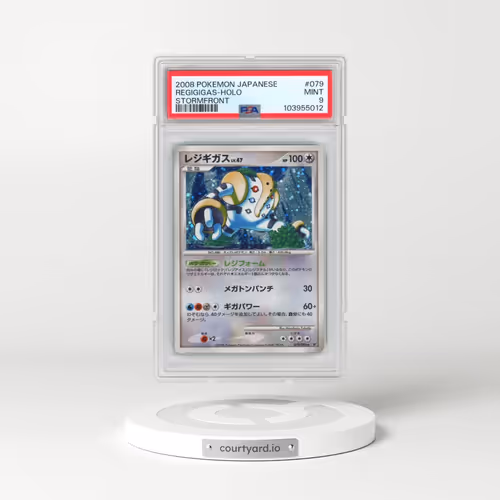 2008 Pokémon Stormfront #079 Regigigas - Holo (PSA 9 MINT)