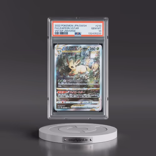 2022 Pokémon Sword & Shield Vstar Universe #210 Leafeon Vstar - Full Art (PSA 10 GEM MINT)